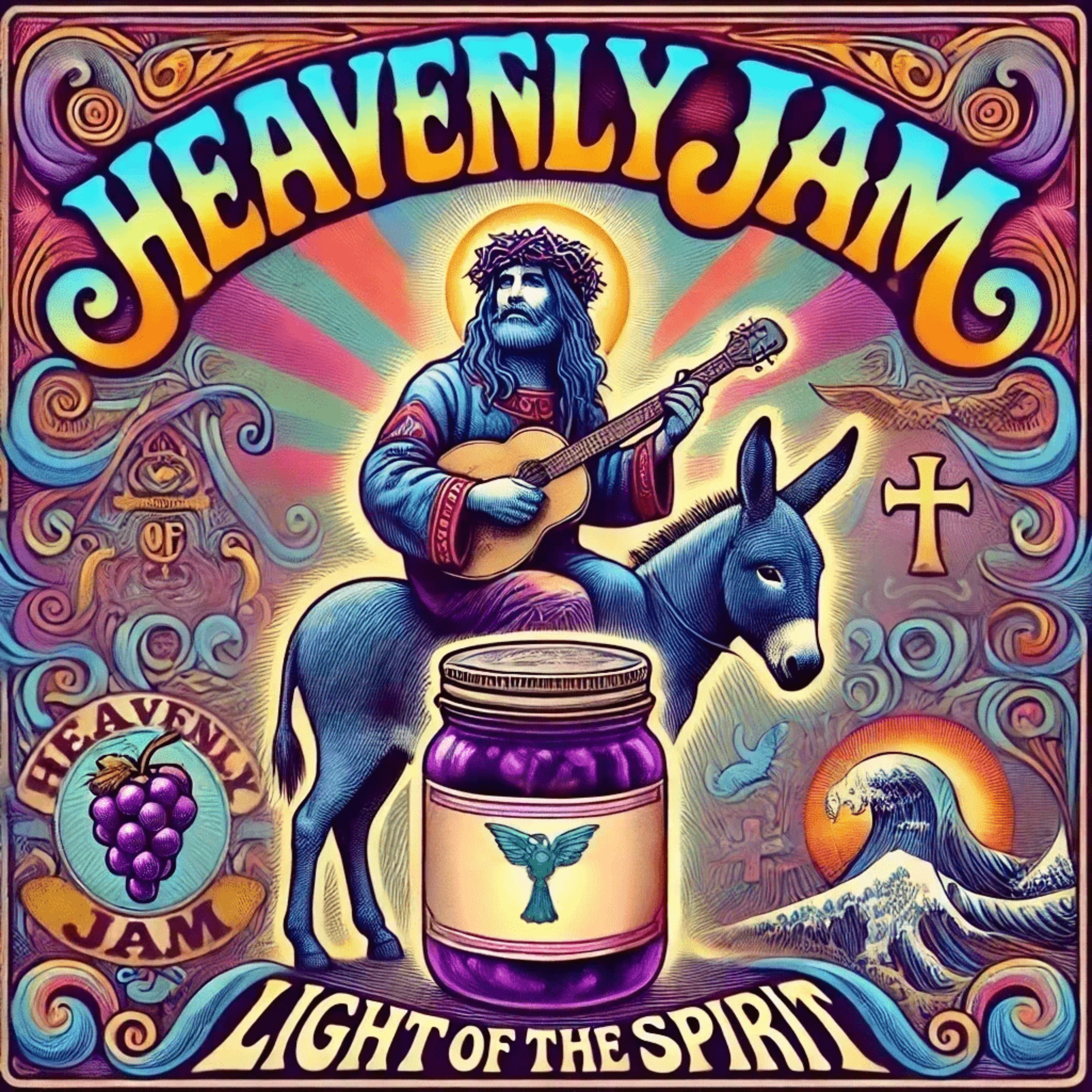 Light of the Spirit by Heavenly Jam, album cover